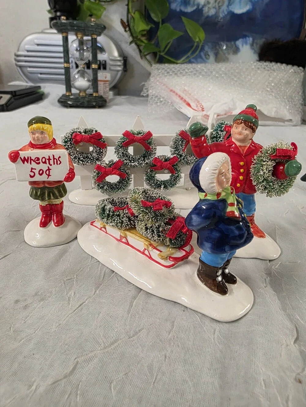 Wreaths For SaleOriginal Snow Village No Box